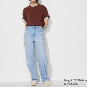 Uniqlo Wide Straight Highwaisted Jeans